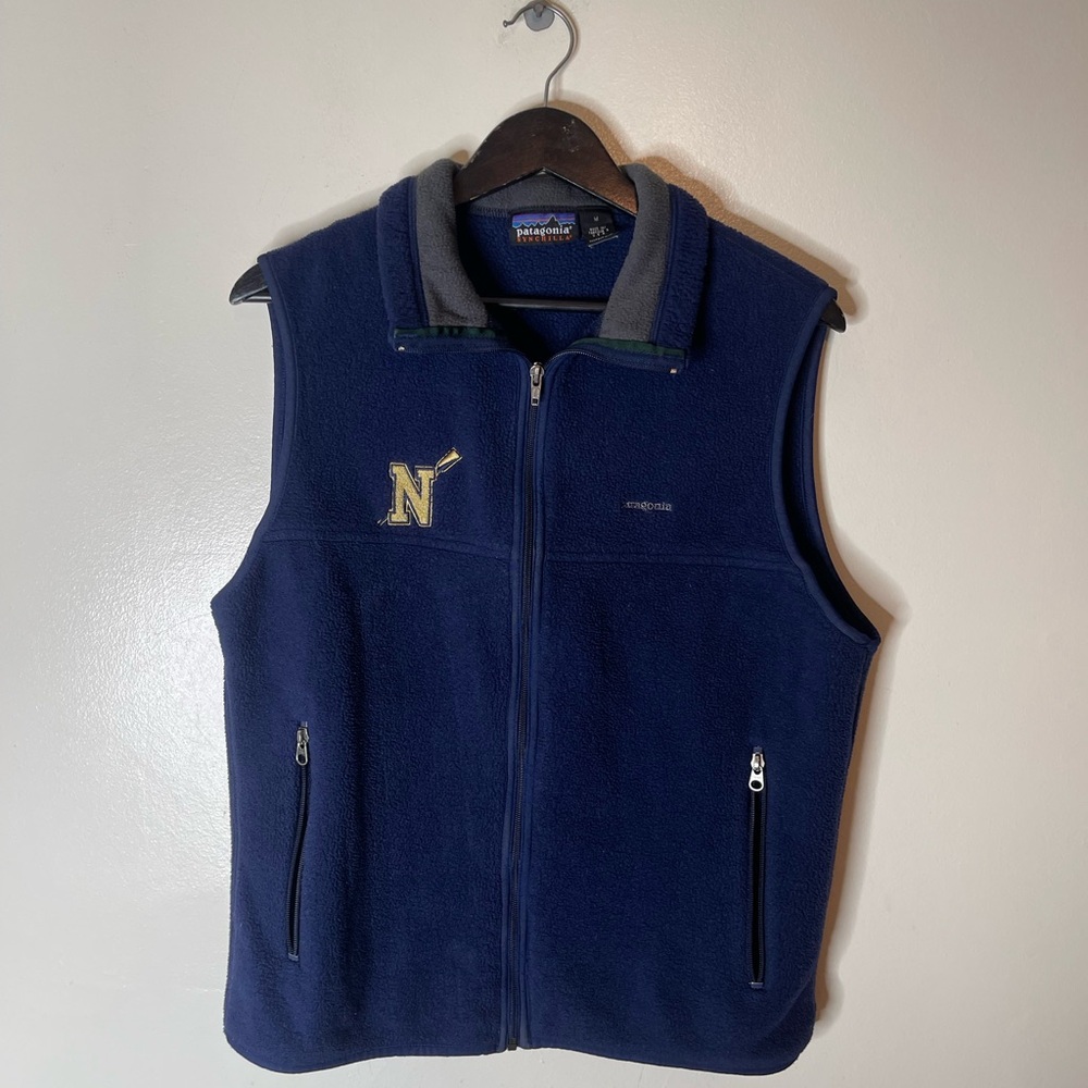 Vintage Patagonia Synchilla Fleece Vest Size Medium USA Mens With Logo